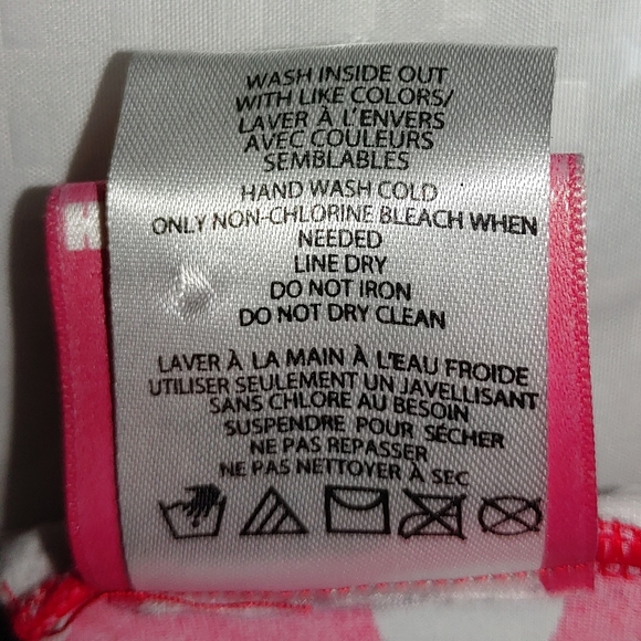 Hello Kitty by Sanrio Bikini Bandeau Top Swimming Suit Swimwear Ladybug Print Lg - Picture 6 of 9